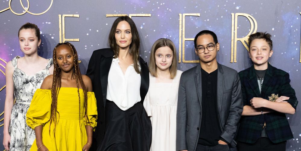 How many children does Angelina Jolie have? Are all of them biological