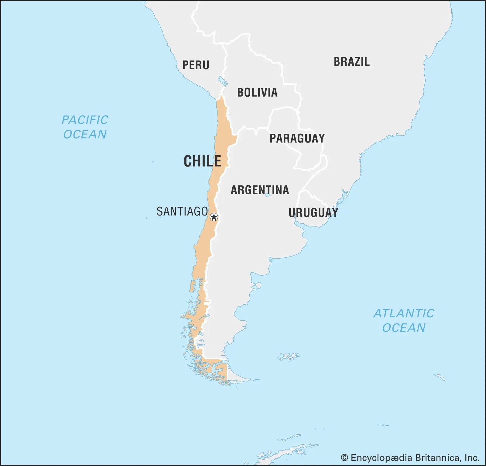 Chile The Ridiculously Long Country With Unique Geography And Natural   World Data Locator Map Chile 