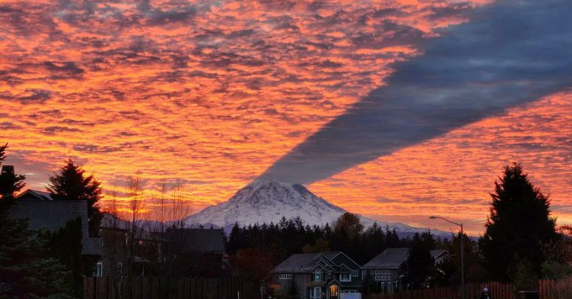 The Magnificent Shadow of Mt. Rainier A Rare and Beautiful Phenomenon