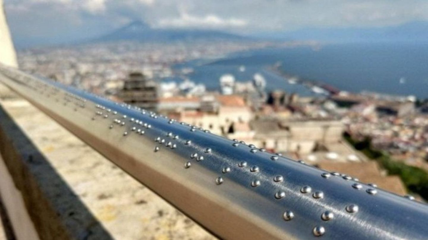 Innovative Braille Railing at Castel Sant’Elmo in Naples Redefines ...