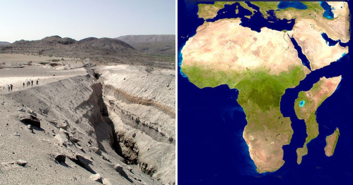 A New Ocean Is Forming In Africa Along A 35-Mile Crack That Opened Up ...