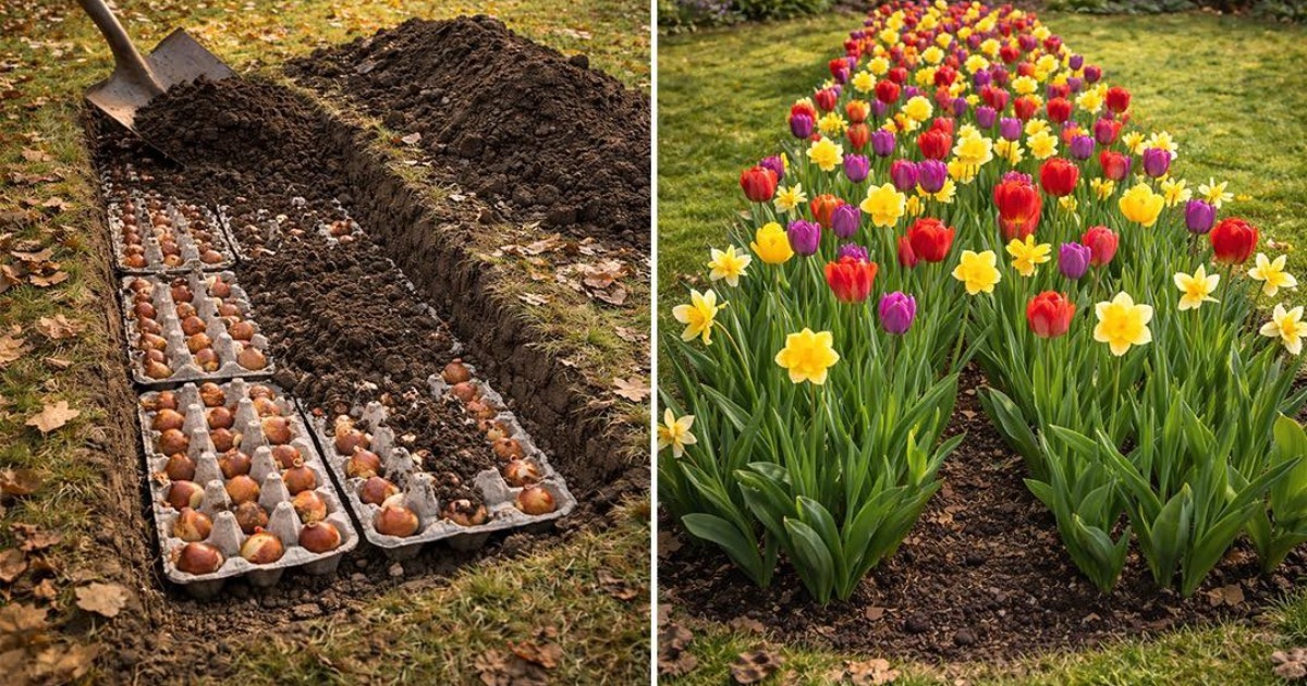 Cell Planting Method Planting Flower Bulbs Using Egg Cartons: A Simple Trench Method - Hasan ...
